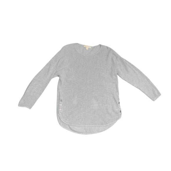 Michael Kors Tunic Top Sweater waffle Knit Top Size Large - Picture 1 of 4